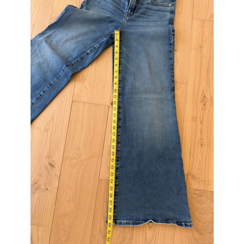 Good American SOFT TECH GOOD PETITE PALAZZO JEANS - Picture 7 of 7